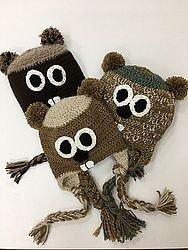 Youth Handknit Braided Groundhog Hat-Groundhog Stuff