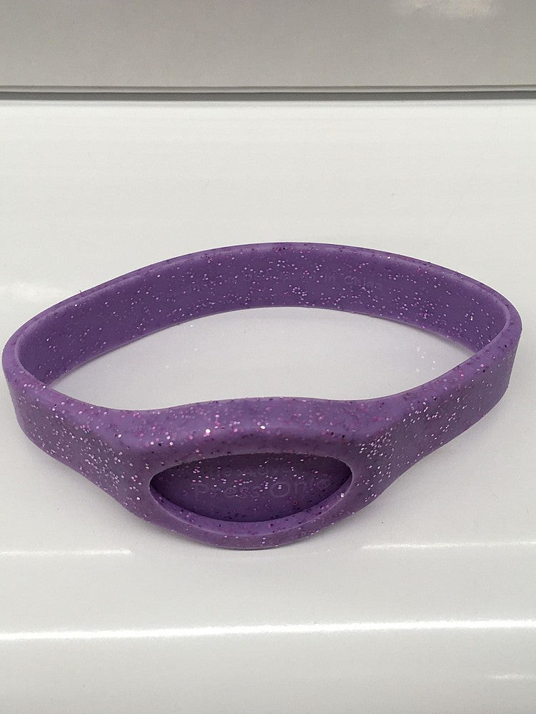 Penny Bandz Bracelet – Purple Glitter (Youth)-Groundhog Stuff