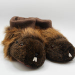 Fur Groundhog Slippers - Kids & Adults-Groundhog Stuff