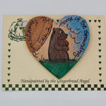 Ivory Groundhog Heart Pin – Handcrafted-Groundhog Stuff