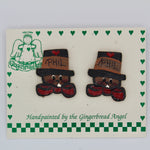 Top Hat Earrings – Handcrafted Phil Design-Groundhog Stuff