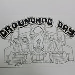 Coloring Poster - D Inner Circle-Groundhog Stuff