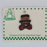 Top Hat Tie-Tac – Handcrafted Phil Design-Groundhog Stuff