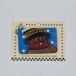 Groundhog Rectangle Pin – 2.5 x 2 in Handcrafted-Groundhog Stuff