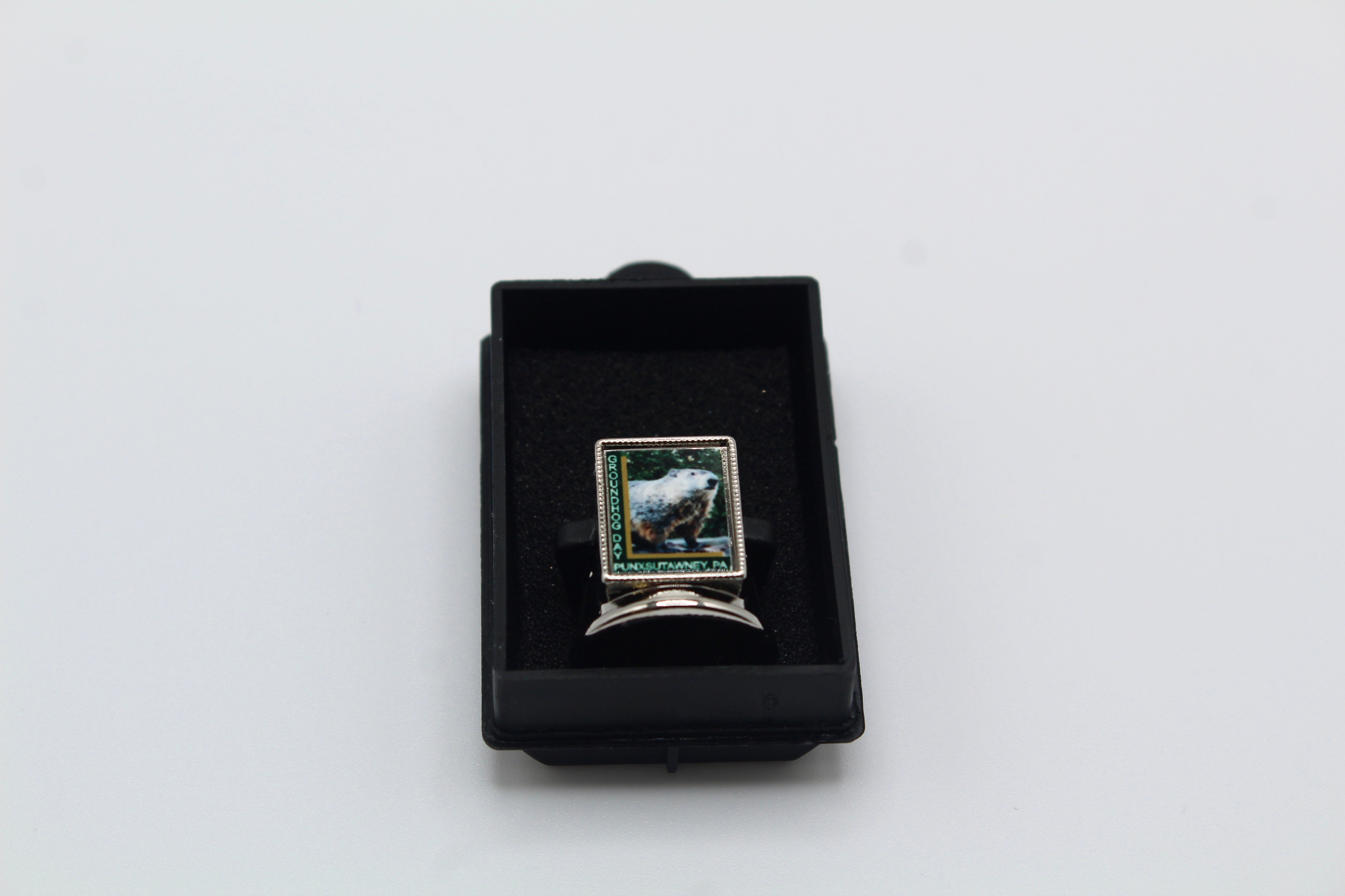 Groundhog Day Souvenir Thimble - Phil Photo Design-Groundhog Stuff