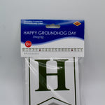 Happy Groundhog Day Streamer - 10 ft Party Banner-Groundhog Stuff