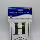 Happy Groundhog Day Streamer - 10 ft Party Banner-Groundhog Stuff