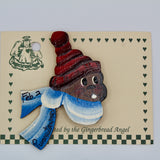 Gone to Gobblers Knob Head Pin – 2.5 Inch Wooden-Groundhog Stuff