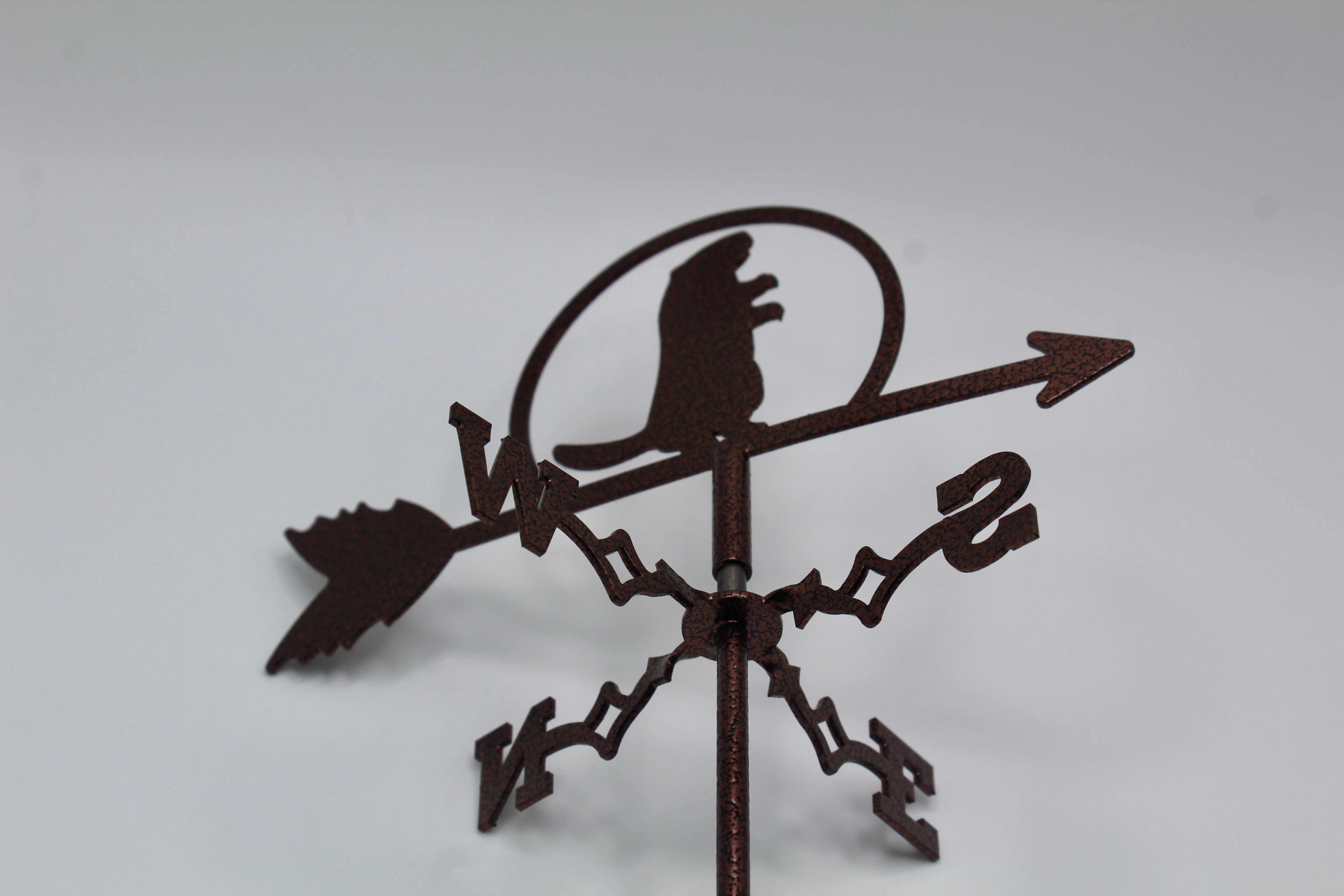 Groundhog Garden Mini Weathervane - Copper Powder Coated Steel-Groundhog Stuff