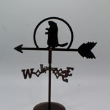 Groundhog Desk Mini Weathervane - Copper Coated Steel-Groundhog Stuff
