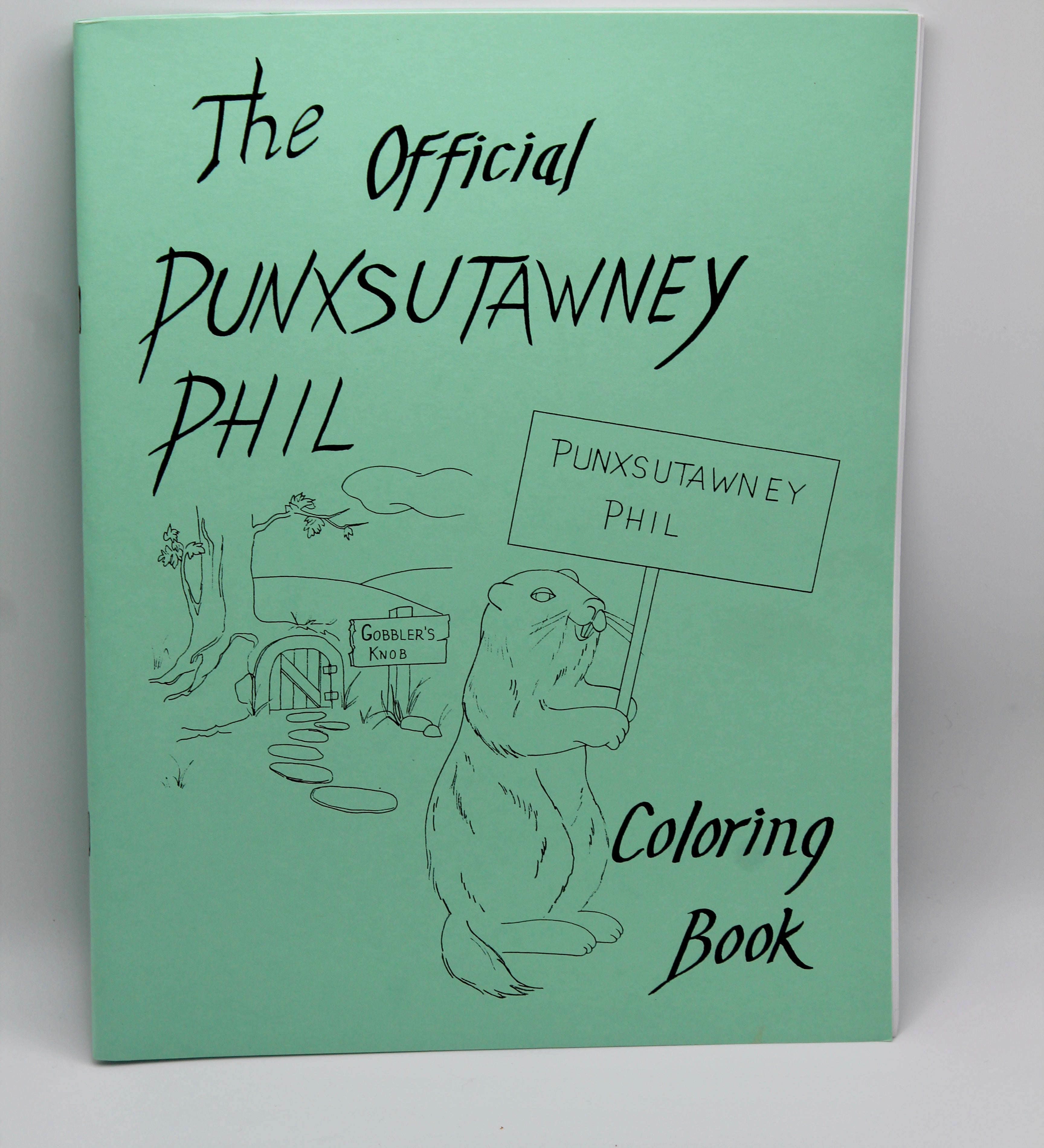 Phil Coloring Book – 43 Pages-Groundhog Stuff