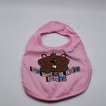Groundhog Baby Bib with Velcro Closure-Groundhog Stuff