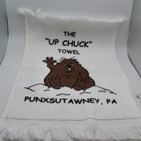 Up Chuck Groundhog Towel-Groundhog Stuff