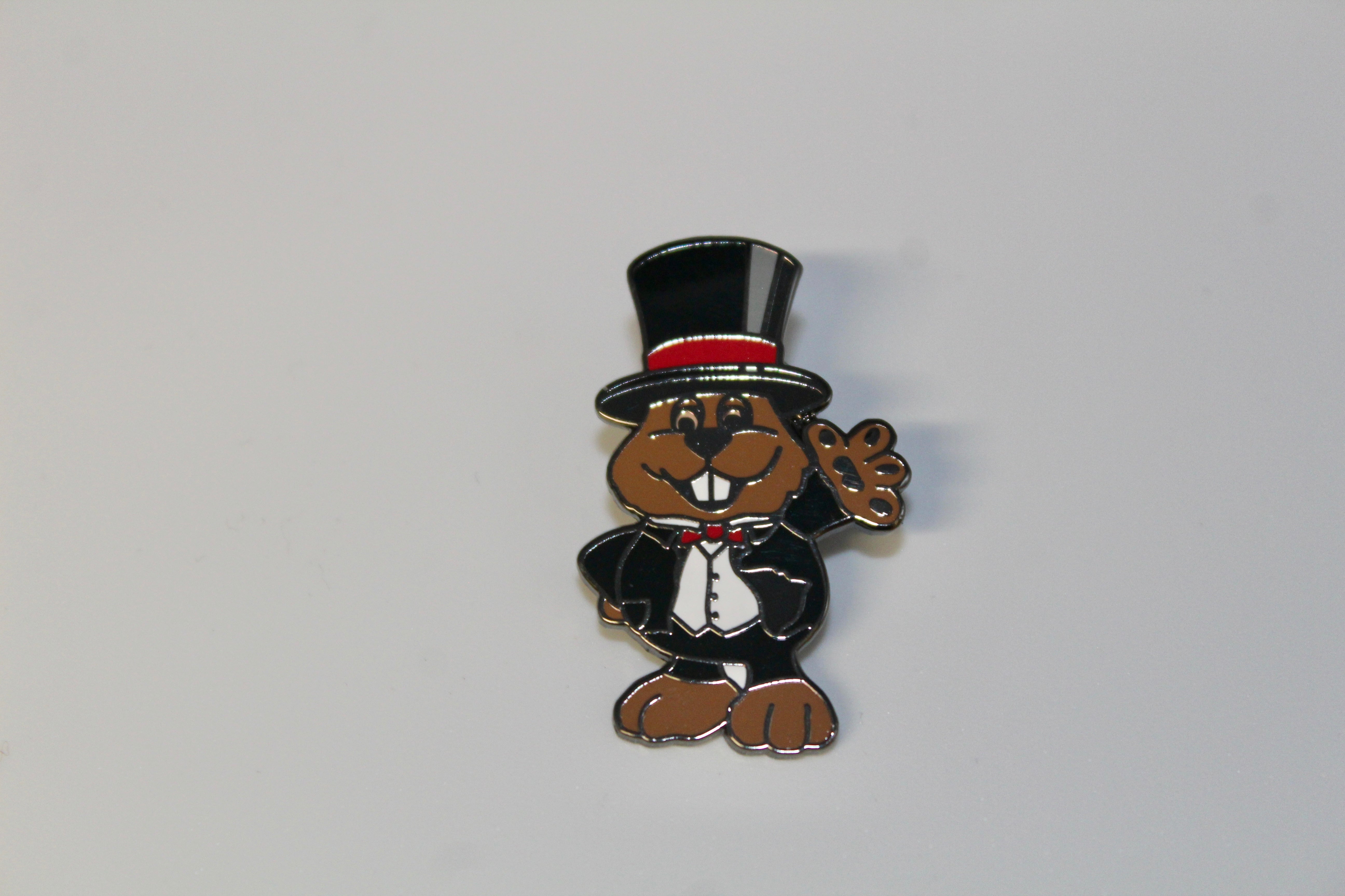 Phantastic Phil Enamel Pin-Groundhog Stuff