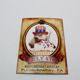 Phil 4th of July Postcard-Groundhog Stuff