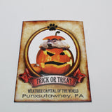Phil Halloween Postcard-Groundhog Stuff
