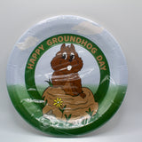 Groundhog Day Party Plates - 9" Pack of 8-Groundhog Stuff