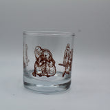 Phil On the Rocks Glass-Groundhog Stuff