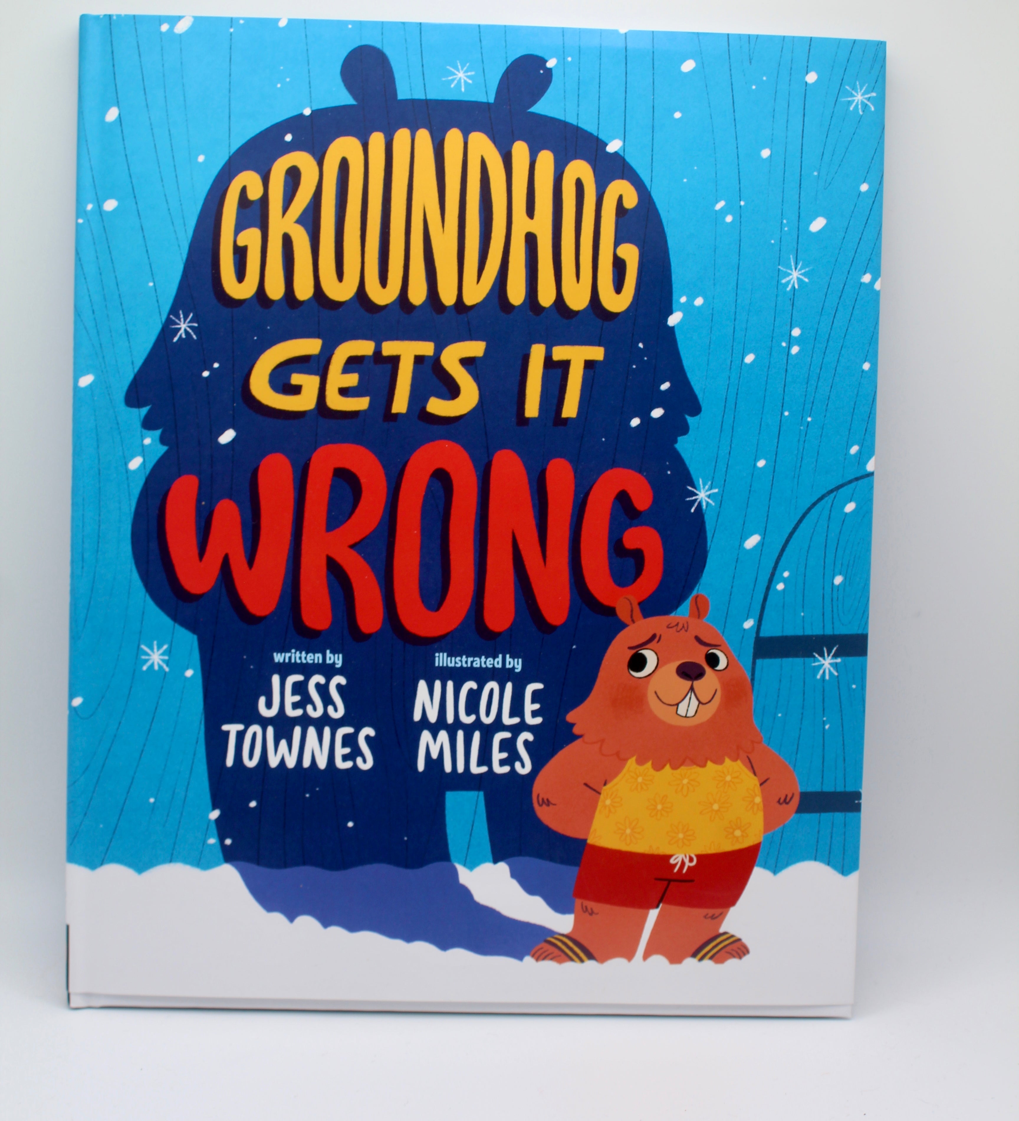 Groundhog Gets It Wrong – Hardcover Book-Groundhog Stuff