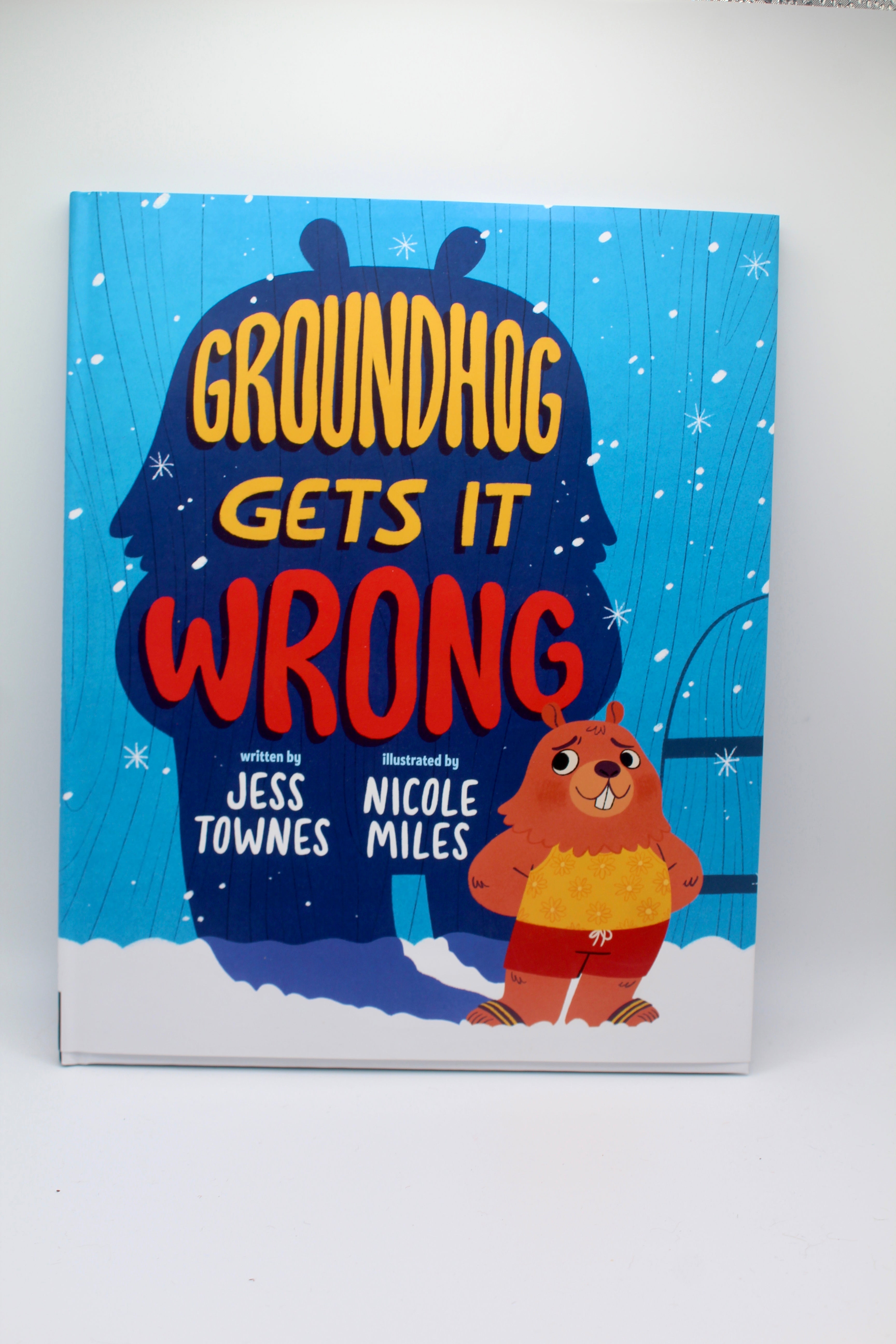 Groundhog Gets It Wrong – Hardcover Book-Groundhog Stuff