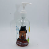Hand-Painted Groundhog Day Soap Dispenser-Groundhog Stuff