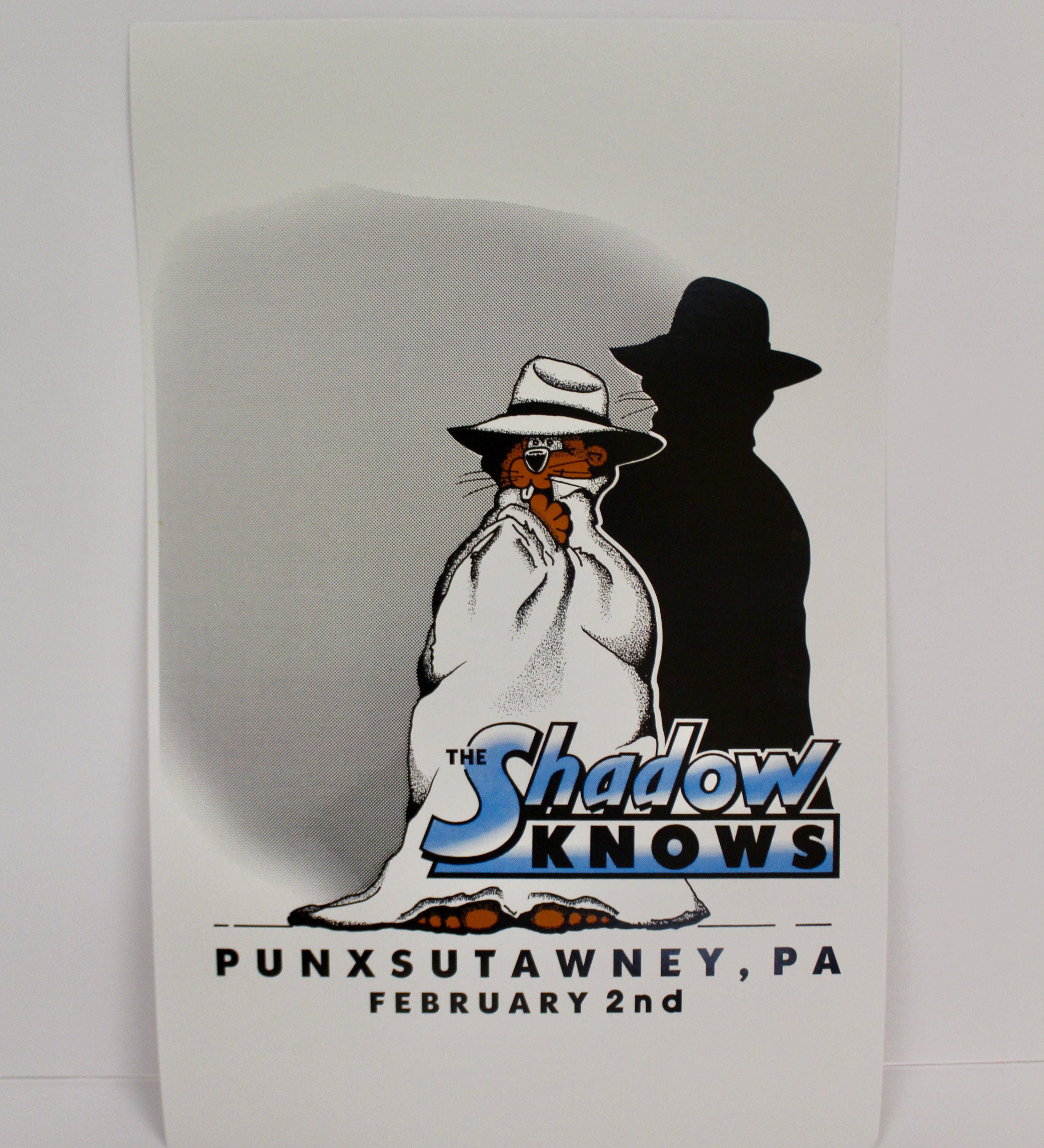 Poster - The Shadow Knows - 11x17"-Groundhog Stuff