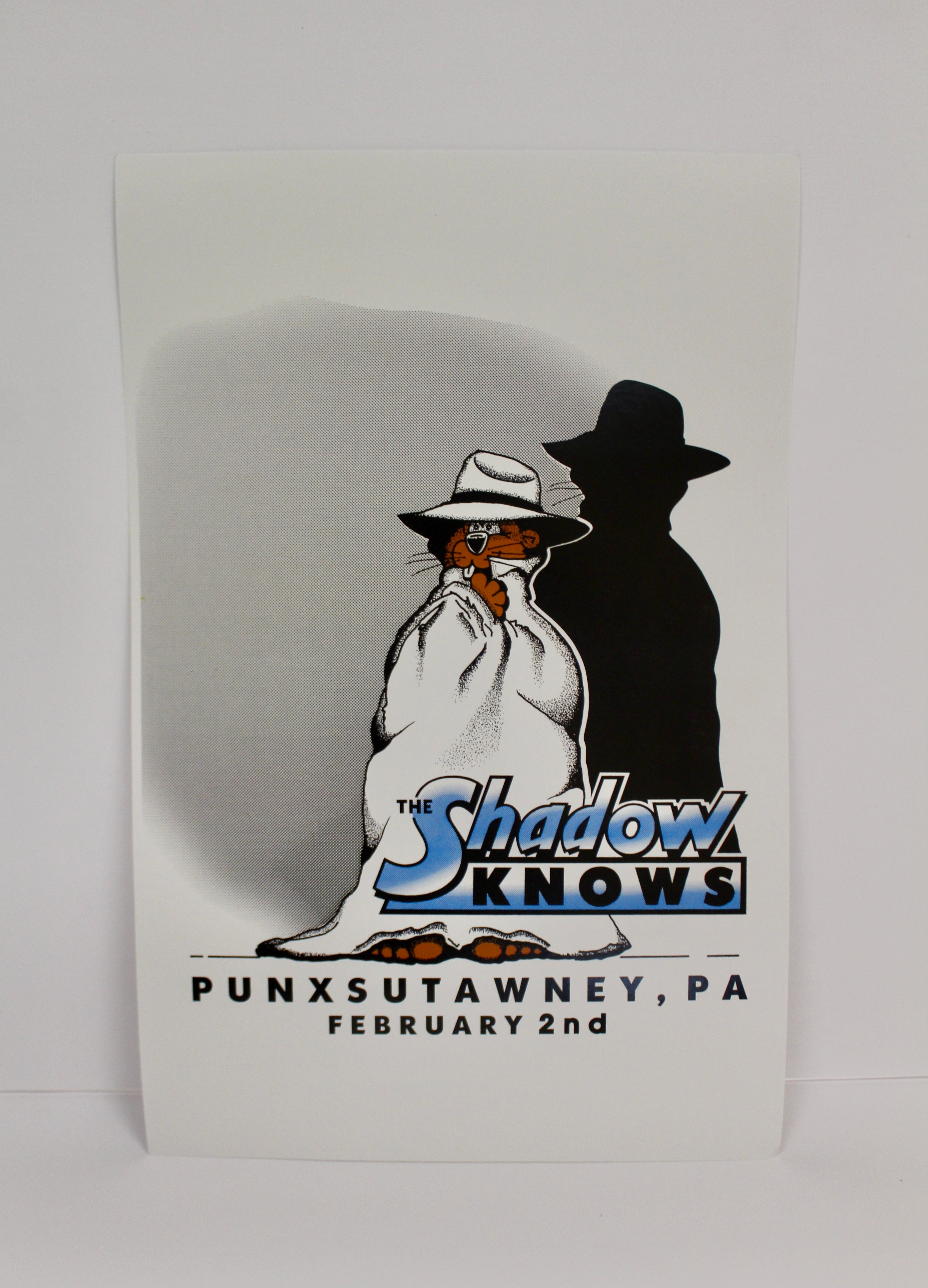 Poster - The Shadow Knows - 11x17"-Groundhog Stuff