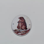 Phil Walking Stick Medallion-Groundhog Stuff