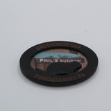 Phil Silhouette Wooden Magnet-Groundhog Stuff