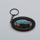 Phil Silhouette Wooden Keychain-Groundhog Stuff