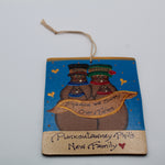 Punxsutawney Phil's Family Ornament – Handpainted-Groundhog Stuff