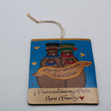 Punxsutawney Phil's Family Ornament – Handpainted-Groundhog Stuff