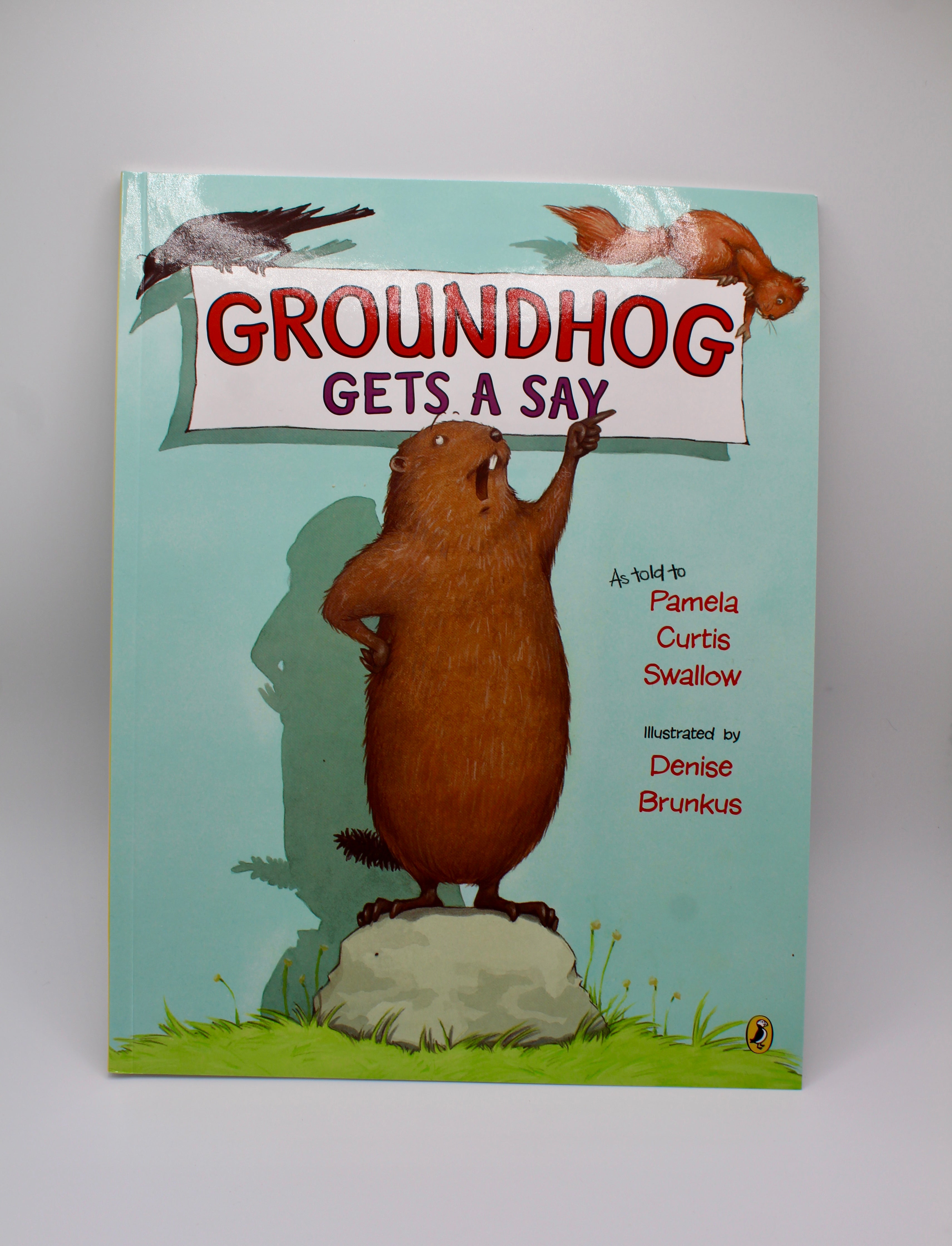 Groundhog Gets A Say – Children’s Book-Groundhog Stuff