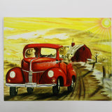 Groundhog Truck Mural Postcard-Groundhog Stuff