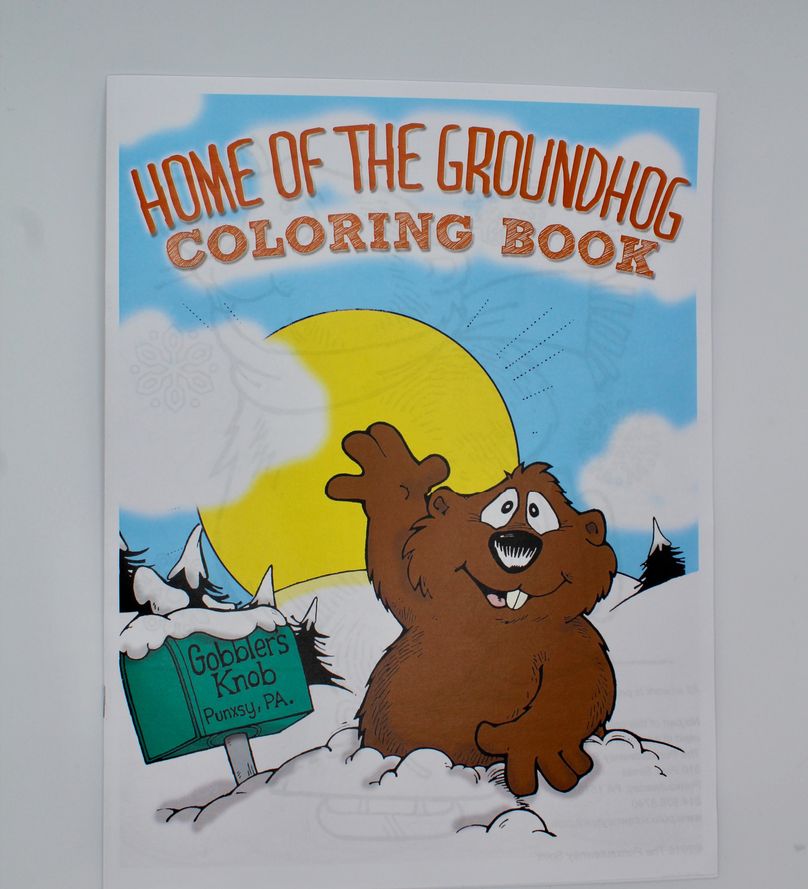 Home of the Ghog Coloring Book-Groundhog Stuff