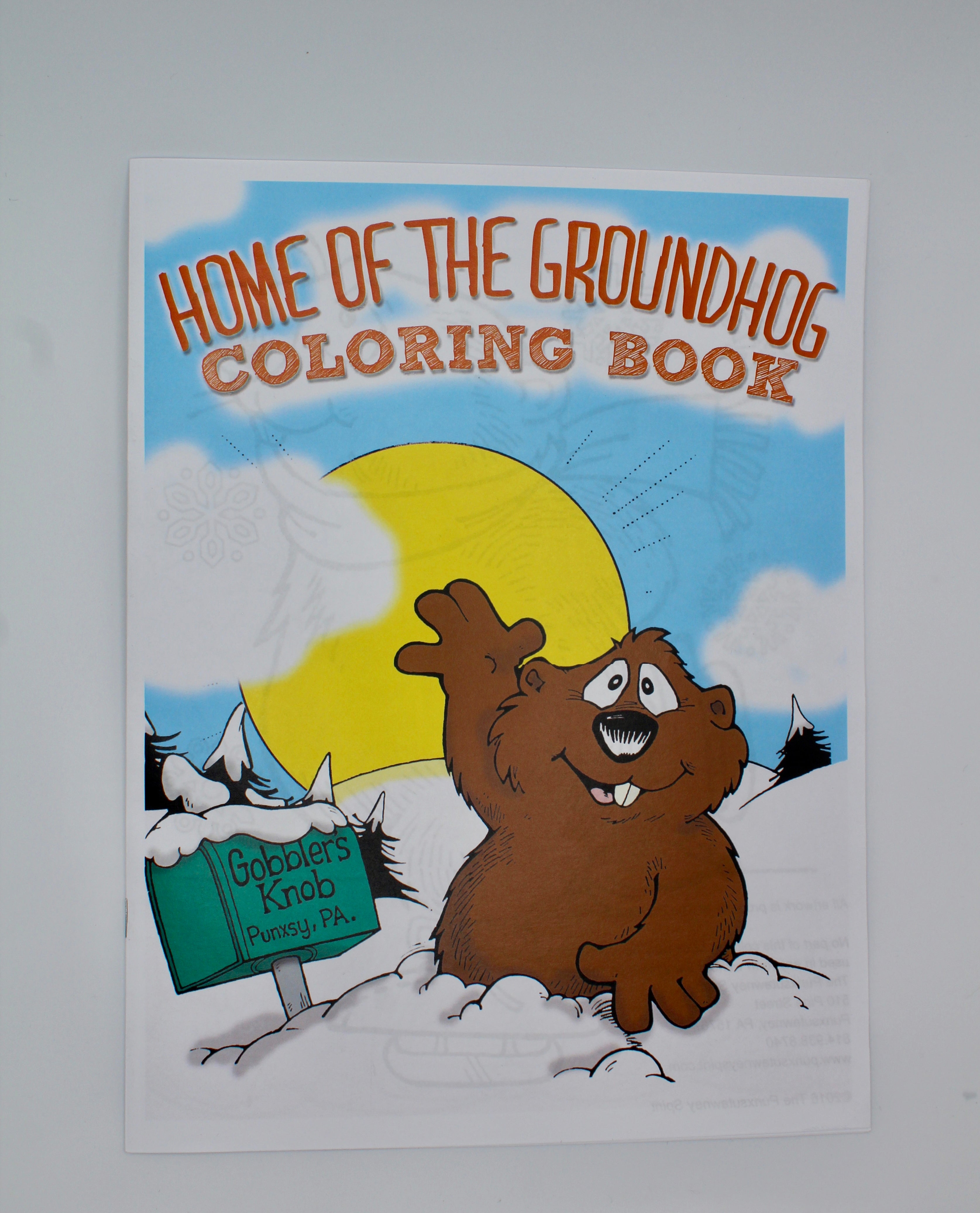Home of the Ghog Coloring Book-Groundhog Stuff