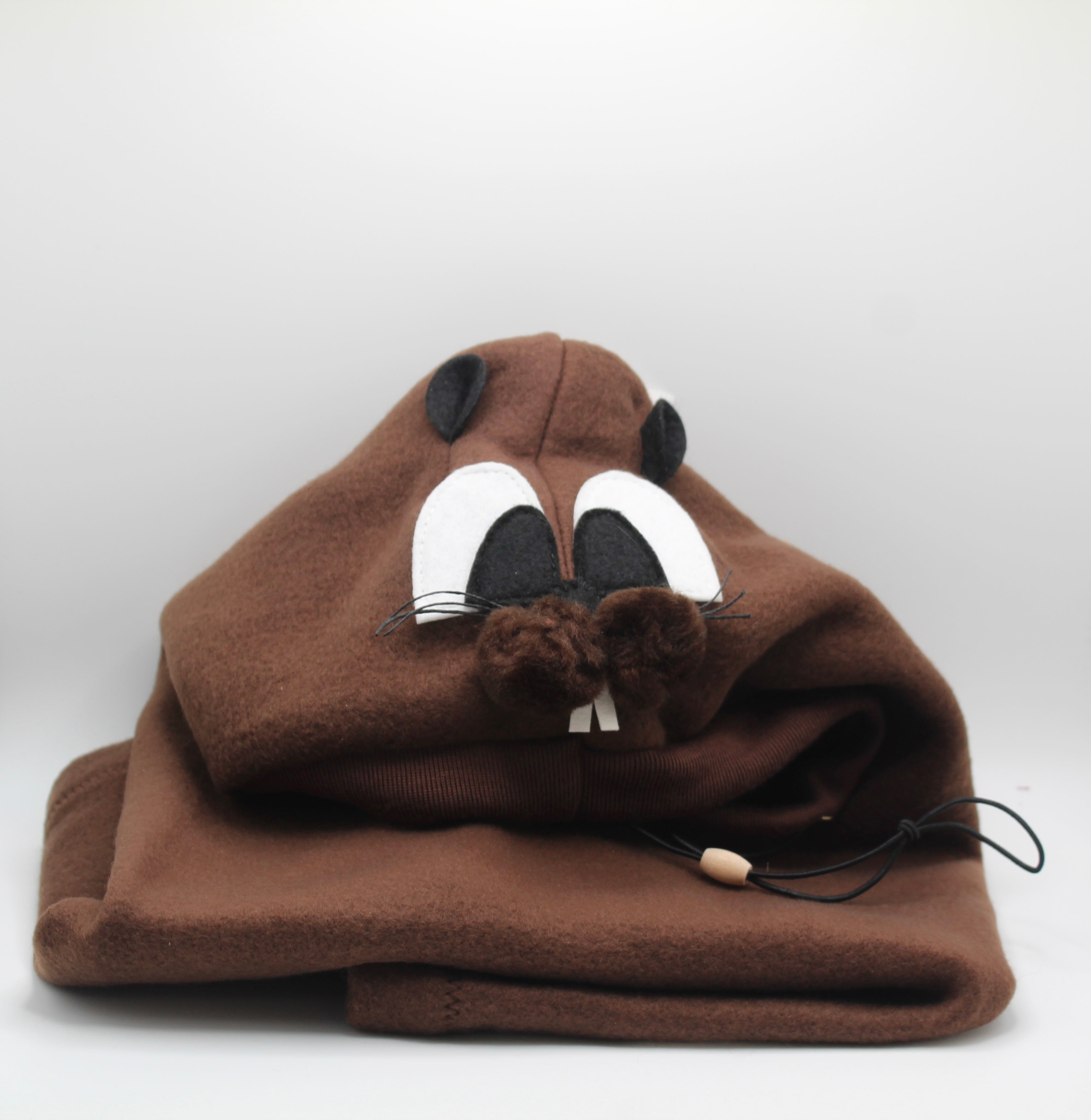 Fur Groundhog Hood-Groundhog Stuff