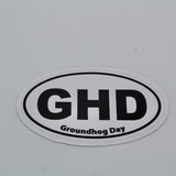 GHD Euro-Style Groundhog Day Sticker-Groundhog Stuff