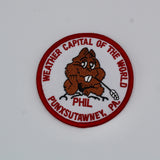 Weather Capital Iron-On Patch – Punxsutawney Phil-Groundhog Stuff