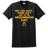 Adult 'Ain’t No S in Groundhog Day' T-Shirt - Groundhog Covering Ears