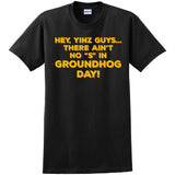 Adult 'Ain’t No S in Groundhog Day' T-Shirt - Groundhog Covering Ears-Groundhog Stuff