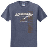 Adult Heather Groundhog T-Shirt-Groundhog Stuff