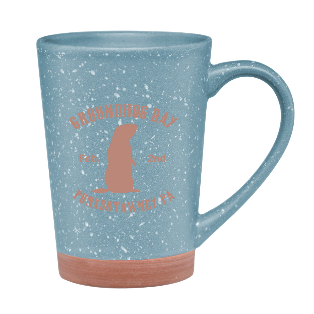 Groundhog 16oz Blue EarthTone Mug-Groundhog Stuff