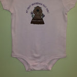 Infant Girls 1st Groundhog Day Onesie – Pink & Purple-Groundhog Stuff