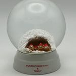 Phil and Family Snowglobe-Groundhog Stuff
