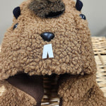 Adult Groundhog Hood-n-Mittens-Groundhog Stuff