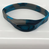 Penny Bandz Bracelet – Blue Camo (Youth)-Groundhog Stuff