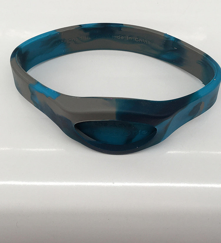Penny Bandz Bracelet – Blue Camo (Youth)-Groundhog Stuff
