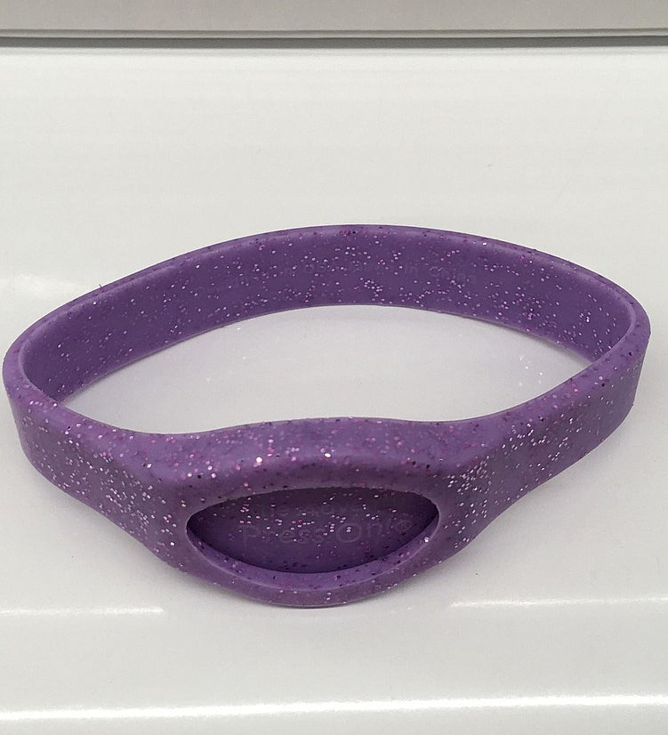 Penny Bandz Bracelet – Purple Glitter (Youth)-Groundhog Stuff