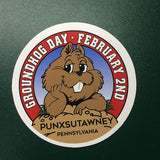Groundhog Full Color Decal - 4 inch-Groundhog Stuff